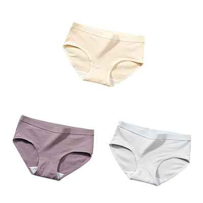 3Pac kokvilnas apakšbiksītes apakšveļas komplekts sievietēm tīras krāsas apakšbiksītes apakšveļas biksītes ikdienas ērtas apakšbikses sieviešu apakšbikses