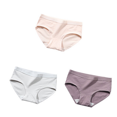 3Pac kokvilnas apakšbiksītes apakšveļas komplekts sievietēm tīras krāsas apakšbiksītes apakšveļas biksītes ikdienas ērtas apakšbikses sieviešu apakšbikses