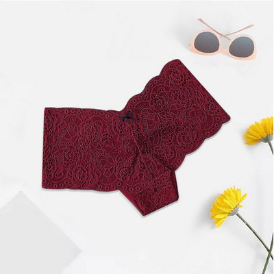 Chiloți pentru femei, cu control pe burtă, mai mari, sexy, din dantelă, boxer, fără sudură, uni, cu talie joasă, lenjerie sexy pentru femei fine