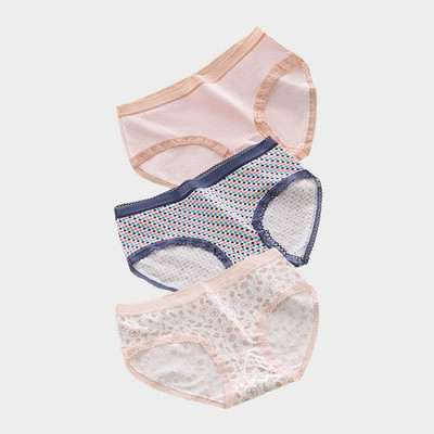 Piim siidist aluspüksid naistele Pehmed venivad püksid Lillelised naiste aluspesu Nahasõbralikud aluspüksid püksid