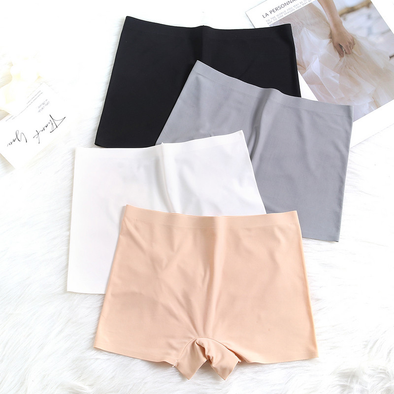 GICZI Ženske bokserice Bešavne gaćice za dječake Donje rublje za žene Stain Ice Svileno donje rublje Intimne zaštitne kratke hlače Ženske bokserice