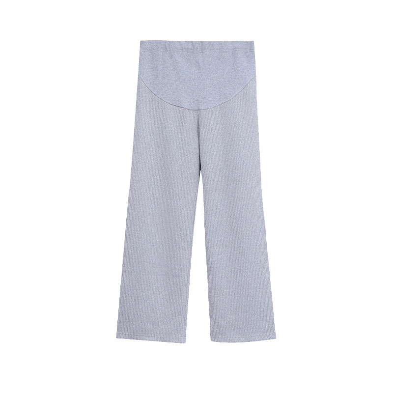 Hlače za trudnice Široki labavi elastični struk Hlače za trbuh Odjeća za trudnice Ležerne trudničke ravne hlače Proljetne trudničke