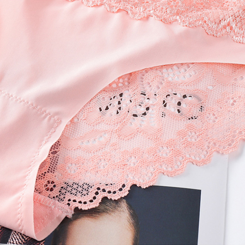 Giczi kokvilnas kājstarpes apakšbikses Sieviešu apakšveļa Seksīga mežģīņu ledus zīda mīksta bezšuvju apakšbiksītes Sieviešu apakšveļa Sieviešu masīvas biksītes XL