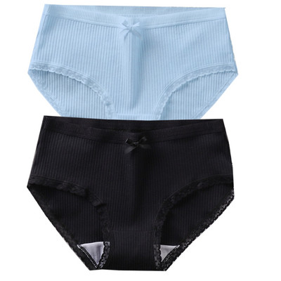 Jauna mežģīņu mežģīņu piena zīda seksīga gūžas apakšveļa ar vītnēm elpojošas, elpojošas, vidukļa daļas meiteņu biksītes