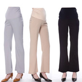 Érzelem Anyukák Női Kismama Terhes Palazzo Hosszú nadrág Terhesség Állítható magas derekú nadrág Hűvös vászon szövet