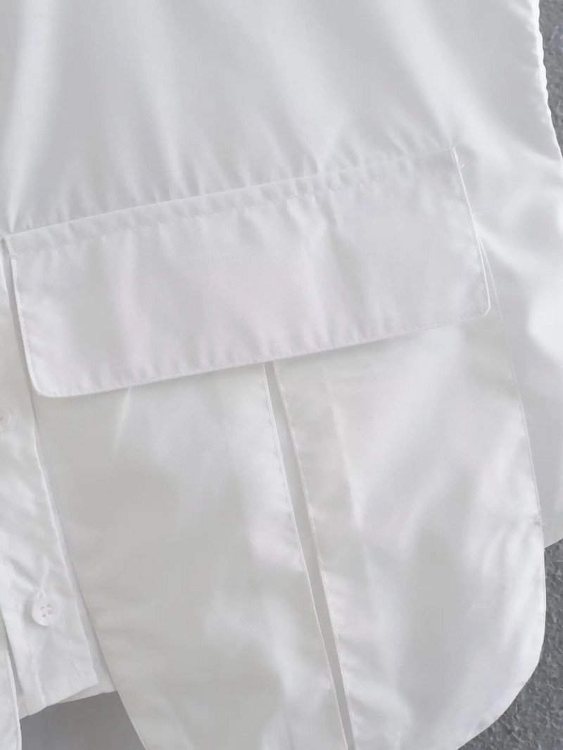 Zevity naiste mood, varrukateta, üherealine valge pluus, naiste topelttaskud, vabaaja lühike särk, ärilised pluusid