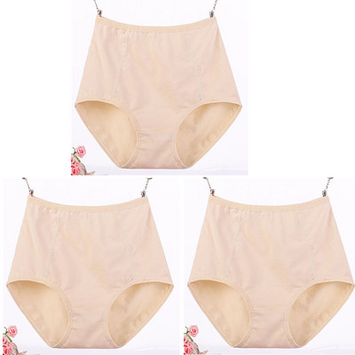 3 tk/partii suur suurus XL-6XL Seksikad kõrge vöökohaga naiste puuvillased aluspüksid hingavad püksid Aluspesu pesu aluspüksid naiste intiimsed aluspüksid