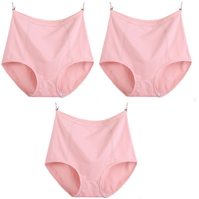 3 tk/partii suur suurus XL-6XL Seksikad kõrge vöökohaga naiste puuvillased aluspüksid hingavad püksid Aluspesu pesu aluspüksid naiste intiimsed aluspüksid