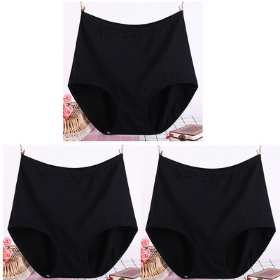 3 tk/partii suur suurus XL-6XL Seksikad kõrge vöökohaga naiste puuvillased aluspüksid hingavad püksid Aluspesu pesu aluspüksid naiste intiimsed aluspüksid