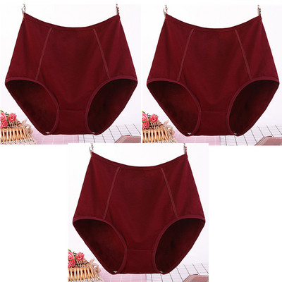 3 tk/partii suur suurus XL-6XL Seksikad kõrge vöökohaga naiste puuvillased aluspüksid hingavad püksid Aluspesu pesu aluspüksid naiste intiimsed aluspüksid