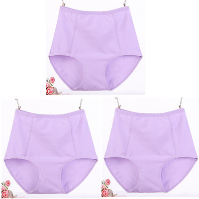 3 tk/partii suur suurus XL-6XL Seksikad kõrge vöökohaga naiste puuvillased aluspüksid hingavad püksid Aluspesu pesu aluspüksid naiste intiimsed aluspüksid