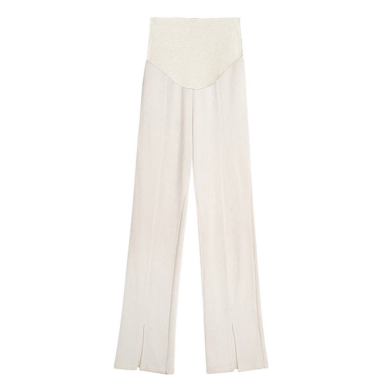 Rudens un ziemas grūtniecēm ērtas bikses ar vēderu priekšpusē ar augstu vidukli Grūtnieču vēderbikses Biroja dāmu apģērbi