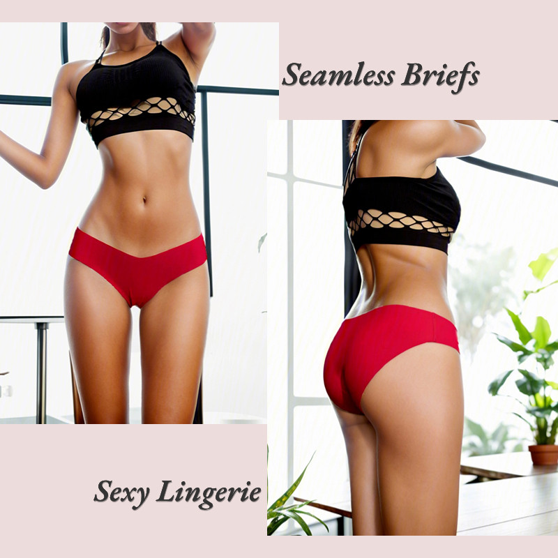 Seksikas pesu naiste aluspüksid jääsiidist õmblusteta naiste aluspesu madala vööga tugeva elastsusega püksid naistele hingav pehme uus
