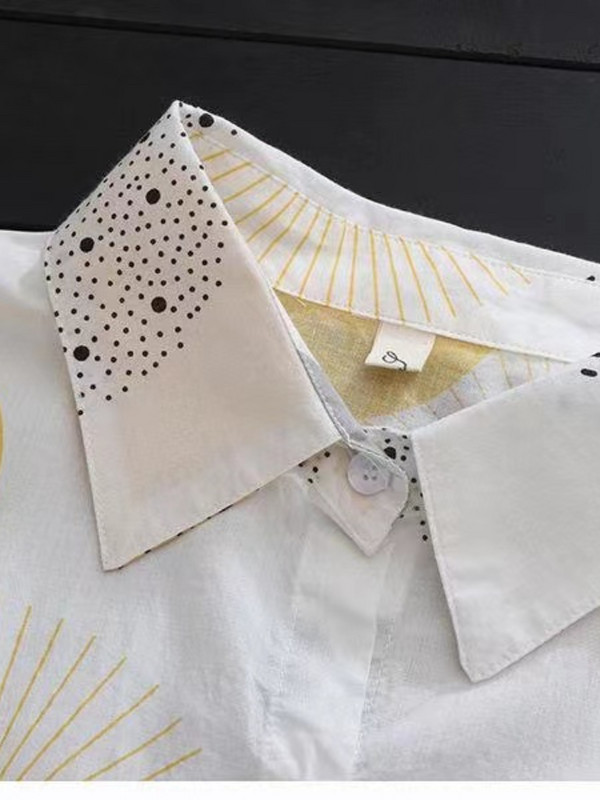 Šikk naiste pluus Korea stiil naiste rõivad pluus Naiste 2023 Luksuslik Disainer mood valge särk Uus ülerõivad Top naiste