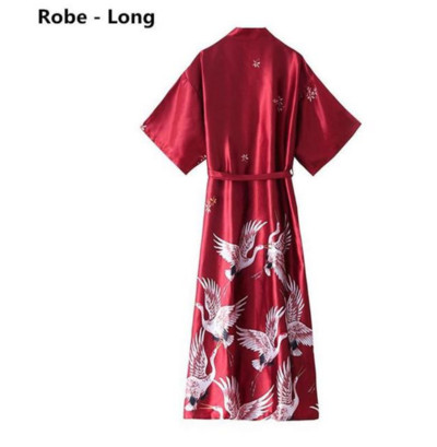 Set de rochii de noapte sexy pentru femei, 2 piese, pijama cu decolteu in V, pijama matasoasa, costum de dormit de primavara, pentru femeie