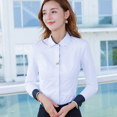 Vasaras modes sieviešu krekls ar īsām piedurknēm, melns balts, slaids, fliterots kokvilnas blūze biroja sieviešu topi