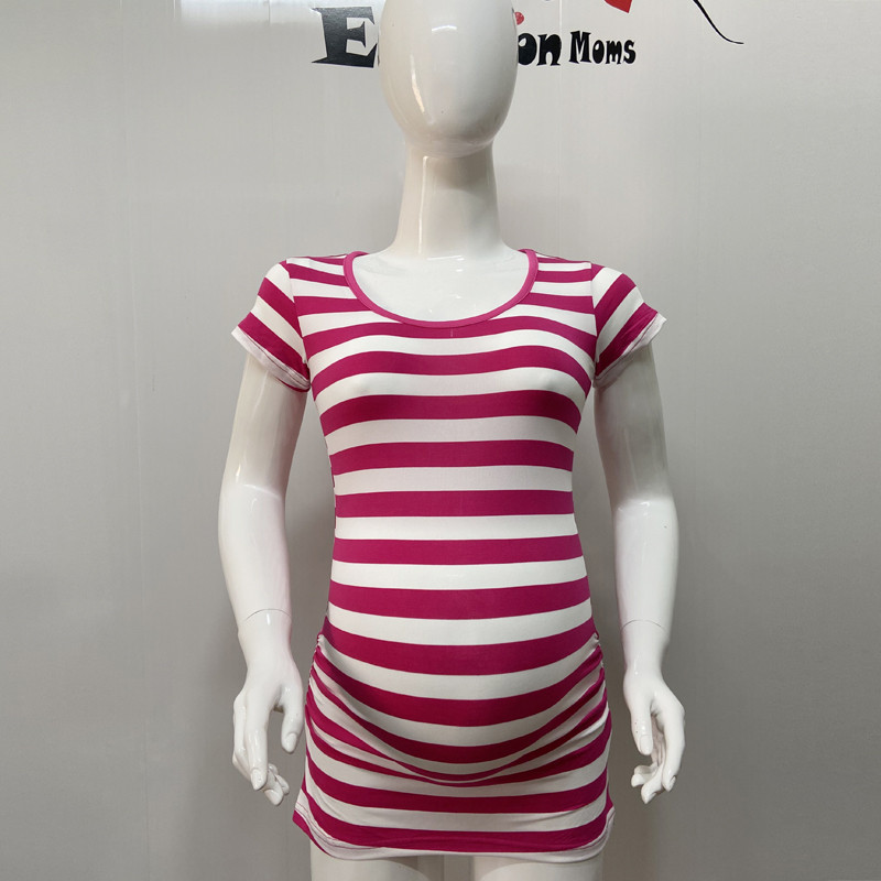 Nova ljetna majica za trudnice Ženska majica s crtanim motivima Dječja odjeća za trudnice Smiješna majica velikih veličina M-3XL