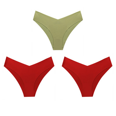 WarmSteps 3Pcs Žensko donje rublje Bešavne tange Ženske brazilske gaćice Svileno donje rublje Intimne gaćice 3 komada Besplatna dostava