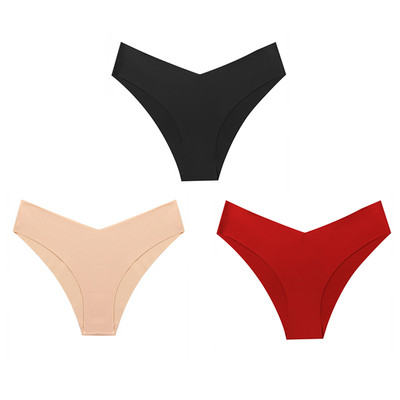 WarmSteps 3Pcs Žensko donje rublje Bešavne tange Ženske brazilske gaćice Svileno donje rublje Intimne gaćice 3 komada Besplatna dostava