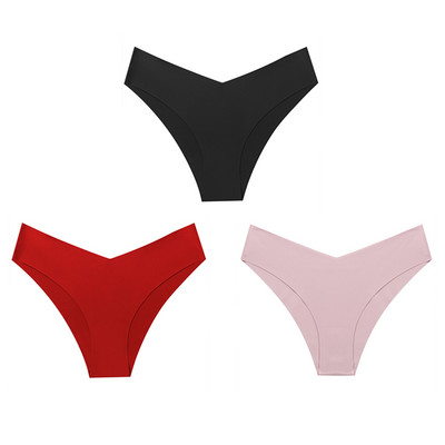 WarmSteps 3Pcs Žensko donje rublje Bešavne tange Ženske brazilske gaćice Svileno donje rublje Intimne gaćice 3 komada Besplatna dostava