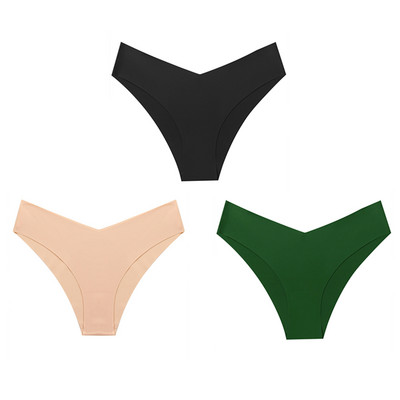 WarmSteps 3Pcs Žensko donje rublje Bešavne tange Ženske brazilske gaćice Svileno donje rublje Intimne gaćice 3 komada Besplatna dostava