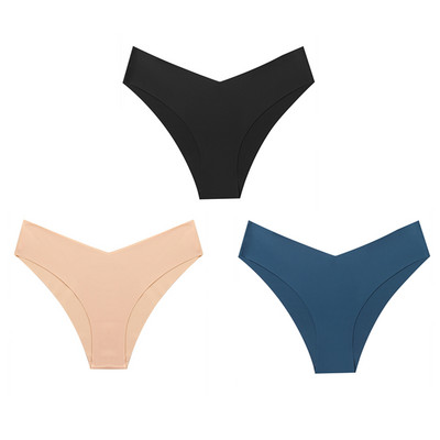 WarmSteps 3Pcs Žensko donje rublje Bešavne tange Ženske brazilske gaćice Svileno donje rublje Intimne gaćice 3 komada Besplatna dostava