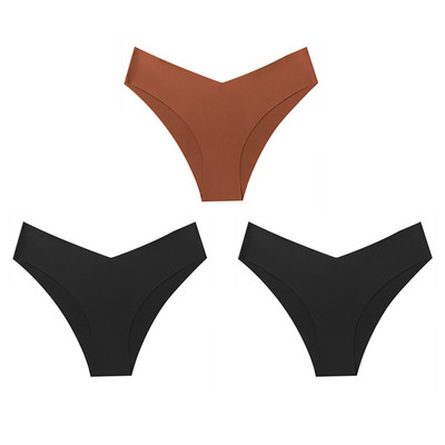 WarmSteps 3Pcs Žensko donje rublje Bešavne tange Ženske brazilske gaćice Svileno donje rublje Intimne gaćice 3 komada Besplatna dostava