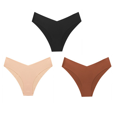 WarmSteps 3Pcs Žensko donje rublje Bešavne tange Ženske brazilske gaćice Svileno donje rublje Intimne gaćice 3 komada Besplatna dostava