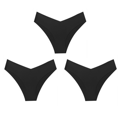 WarmSteps 3Pcs Žensko donje rublje Bešavne tange Ženske brazilske gaćice Svileno donje rublje Intimne gaćice 3 komada Besplatna dostava