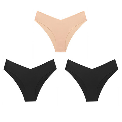 WarmSteps 3Pcs Žensko donje rublje Bešavne tange Ženske brazilske gaćice Svileno donje rublje Intimne gaćice 3 komada Besplatna dostava