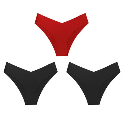 WarmSteps 3Pcs Žensko donje rublje Bešavne tange Ženske brazilske gaćice Svileno donje rublje Intimne gaćice 3 komada Besplatna dostava