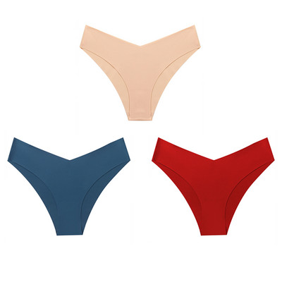 WarmSteps 3Pcs Žensko donje rublje Bešavne tange Ženske brazilske gaćice Svileno donje rublje Intimne gaćice 3 komada Besplatna dostava