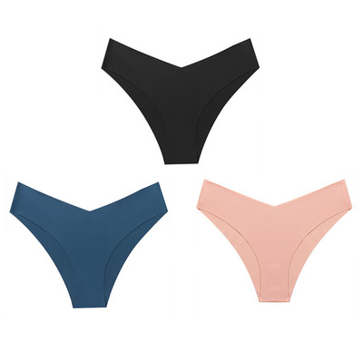 WarmSteps 3Pcs Žensko donje rublje Bešavne tange Ženske brazilske gaćice Svileno donje rublje Intimne gaćice 3 komada Besplatna dostava