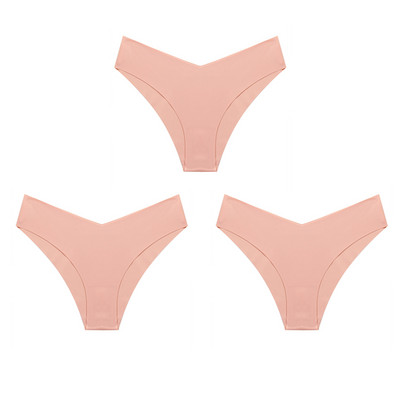 WarmSteps 3Pcs Žensko donje rublje Bešavne tange Ženske brazilske gaćice Svileno donje rublje Intimne gaćice 3 komada Besplatna dostava