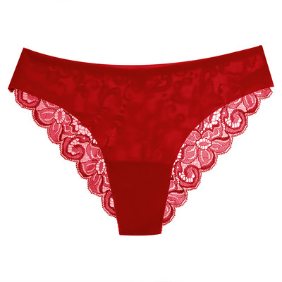 Bezšuvju sieviešu seksīgas apakšbiksītes Ledus zīda mežģīņu kārdinājums sieviešu apakšveļa Mazstāvu modes Elastība Sieviešu biksītes Komforta apakšveļa