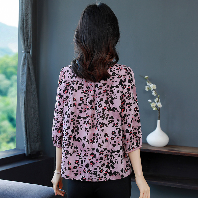 M-4XL 2024 kevadsuvi naiste pluus, uus mood, poolvarrukatega vabaaja trükitud topid Lapikujuline pitssärk