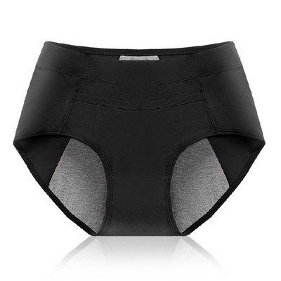 Bugyik menstruációhoz Pamut Fiziológiai időszak Szivárgásmentes Menstruációs Bugyi Női Derék közepén Culotte Fehérnemű Szexi Alsónadrágok