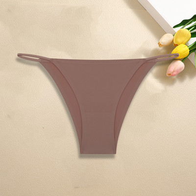 Γυναικεία εσώρουχα χωρίς ραφές Σέξι χαμηλού ύψους σλιπ για γυναικεία χρώματα Mluti Αναπνεύσιμα εσώρουχα Ice Silk No Trace Εσώρουχα Soft S-XL
