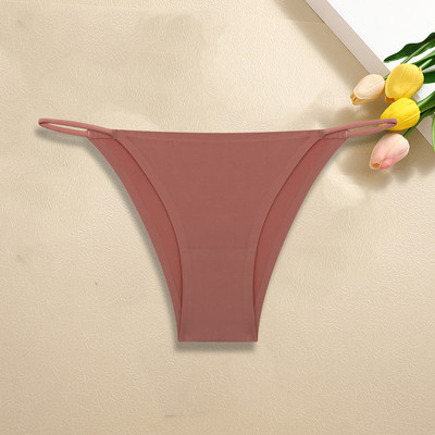 Γυναικεία εσώρουχα χωρίς ραφές Σέξι χαμηλού ύψους σλιπ για γυναικεία χρώματα Mluti Αναπνεύσιμα εσώρουχα Ice Silk No Trace Εσώρουχα Soft S-XL