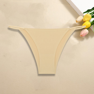 Γυναικεία εσώρουχα χωρίς ραφές Σέξι χαμηλού ύψους σλιπ για γυναικεία χρώματα Mluti Αναπνεύσιμα εσώρουχα Ice Silk No Trace Εσώρουχα Soft S-XL