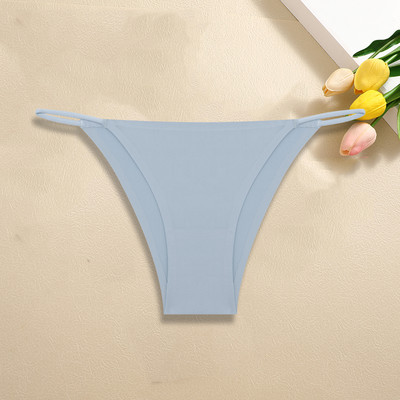 Γυναικεία εσώρουχα χωρίς ραφές Σέξι χαμηλού ύψους σλιπ για γυναικεία χρώματα Mluti Αναπνεύσιμα εσώρουχα Ice Silk No Trace Εσώρουχα Soft S-XL