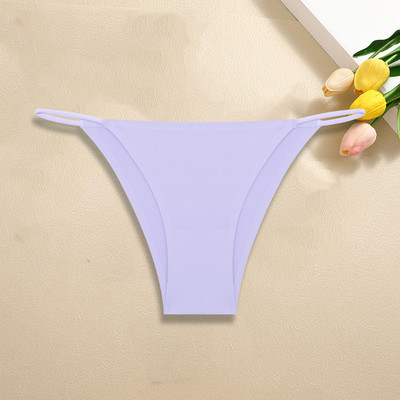 Γυναικεία εσώρουχα χωρίς ραφές Σέξι χαμηλού ύψους σλιπ για γυναικεία χρώματα Mluti Αναπνεύσιμα εσώρουχα Ice Silk No Trace Εσώρουχα Soft S-XL