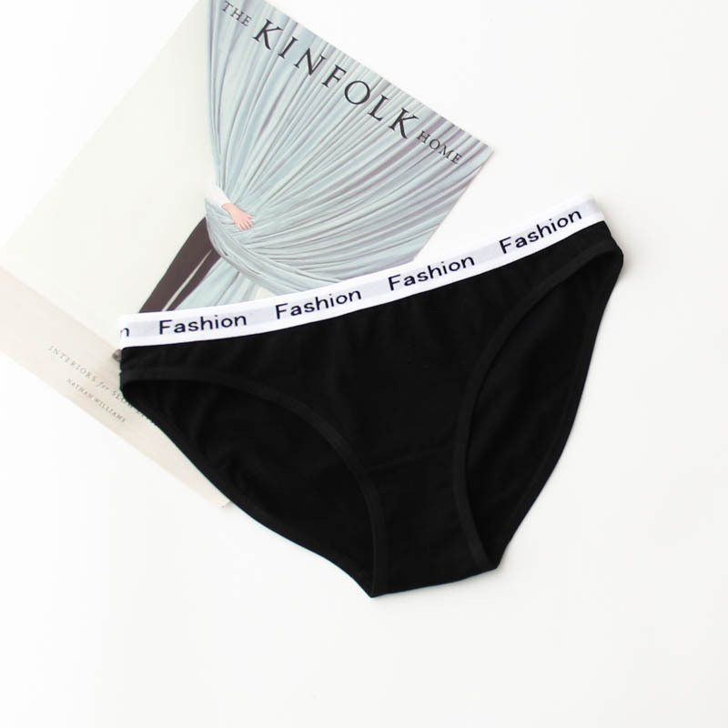 3 db Pamut Bugyi Női Alsónadrág Divat Női Alsónadrág Fehérnemű Sport Nagy méretű Fehérnemű Női Intim BANNIROU