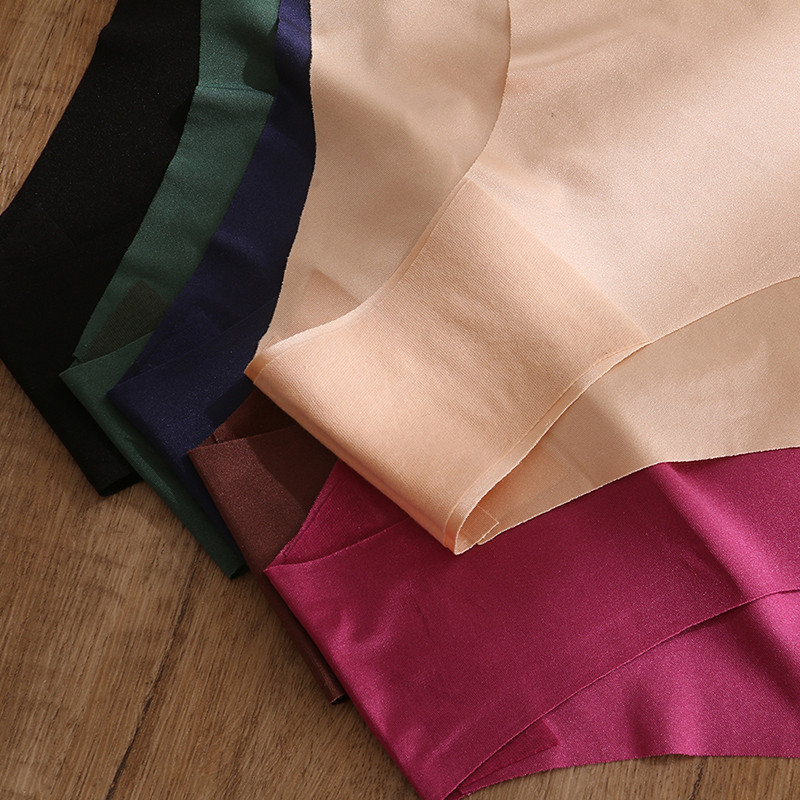 TrowBridge kõrge vöökohaga naiste aluspüksid mood pesu õmblusteta aluspesu pehme siidist satiinist püksikud Suures suuruses sportlikud hubased aluspüksid