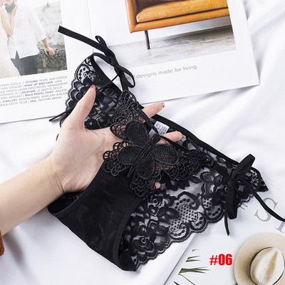 Õmblusteta õhukesed läbipaistvad Hoolow pitsist võrkpüksid pesu Seksikad pitsist aluspüksid