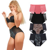 Meiteņu menstruālās biksītes Pilnīga aizsardzība 4 slāņu mazgājama sieviešu apakšveļa ar augstu absorbciju, funkcionālas noplūdes necaurlaidīgas biksītes