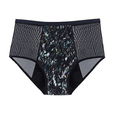 Meiteņu menstruālās biksītes Pilnīga aizsardzība 4 slāņu mazgājama sieviešu apakšveļa ar augstu absorbciju, funkcionālas noplūdes necaurlaidīgas biksītes