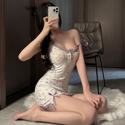 Žensko seksi donje rublje Liberty Noćna haljina Ženska erotska noćna odjeća za tijelo Čipkane Badydoll pidžame Odjeća za spavanje Djevojke Slatko donje rublje