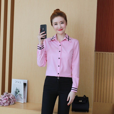 Cămașă pentru femei de vară cu mânecă scurtă cu guler răsturnat Cămașă subțire coreeană Harajuku Bluză Office Lady Formal Casual Topuri cu dungi