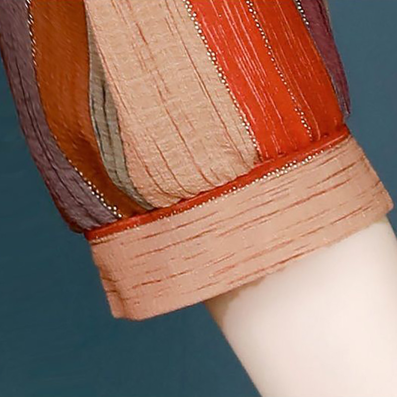 Avarate lühikeste varrukatega triibuline top särk ja pluusid O-kaelusega peened elegantsed pluusid naistele riided vabaaja pluusid Lady Trend 2024